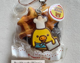 Rare 2009 Vintage Rk Tag Kiiroitori Chocolate Sauce Waffle Squishy *read description*