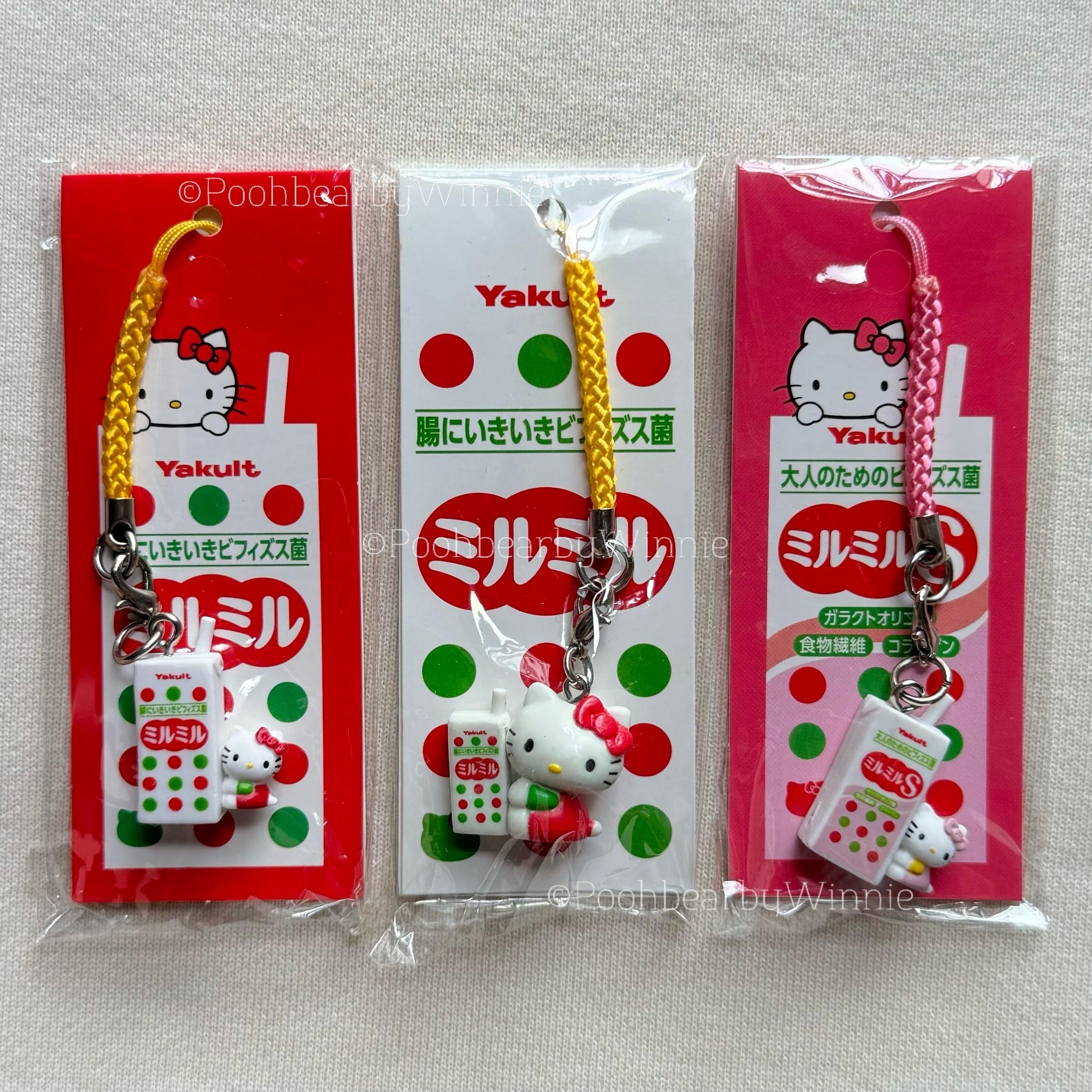 Hello Kitty Yakult Healthy Youghurt Probiotic Drink Charm Strap - Etsy