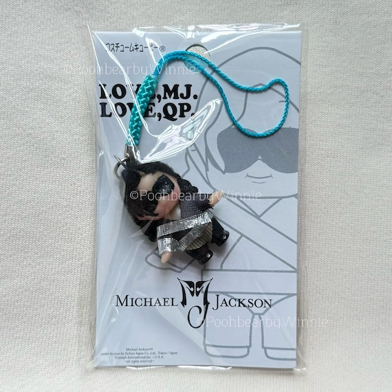 Kewpie QP Michael Jackson Love MJ Plush Charm Strap - Etsy