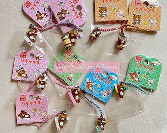 Rilakkuma Vintage Gotochi - Holding Mini Food Charm Strap