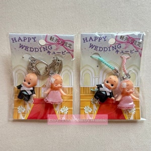 Kewpie QP Vintage Gotochi - Happy Wedding Charm Strap