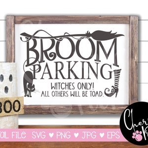 Bezem parkeren Halloween digitaal bestand, SVG voor Cricut, Instant Download, SVG voor Halloween teken, Halloween Decor, heks Svg, SVG voor kussen