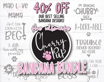 Svg Files For Cricut, Png Files, Dog Bandana SVG Bundle, Dog Bandana, Dog Life, Dog Mom, Bandana Cutting File, Dog SVG, Dog Shirt