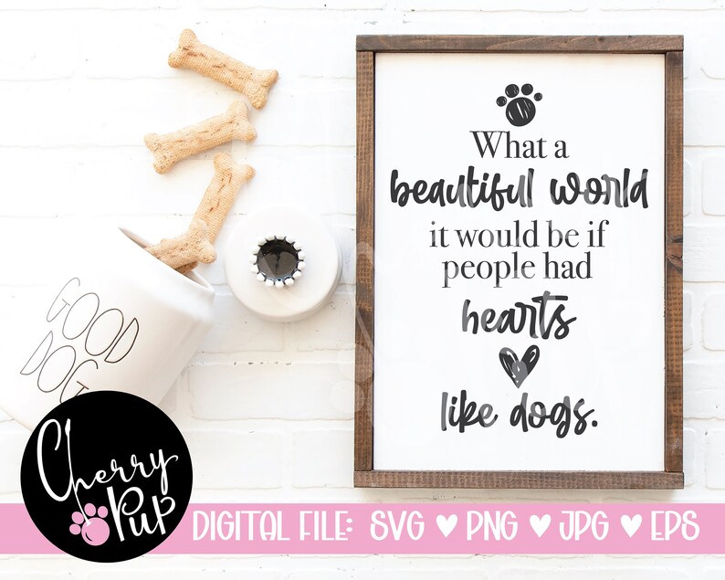 What A Beautiful World It Would Be SVG Digital Instant Etsy