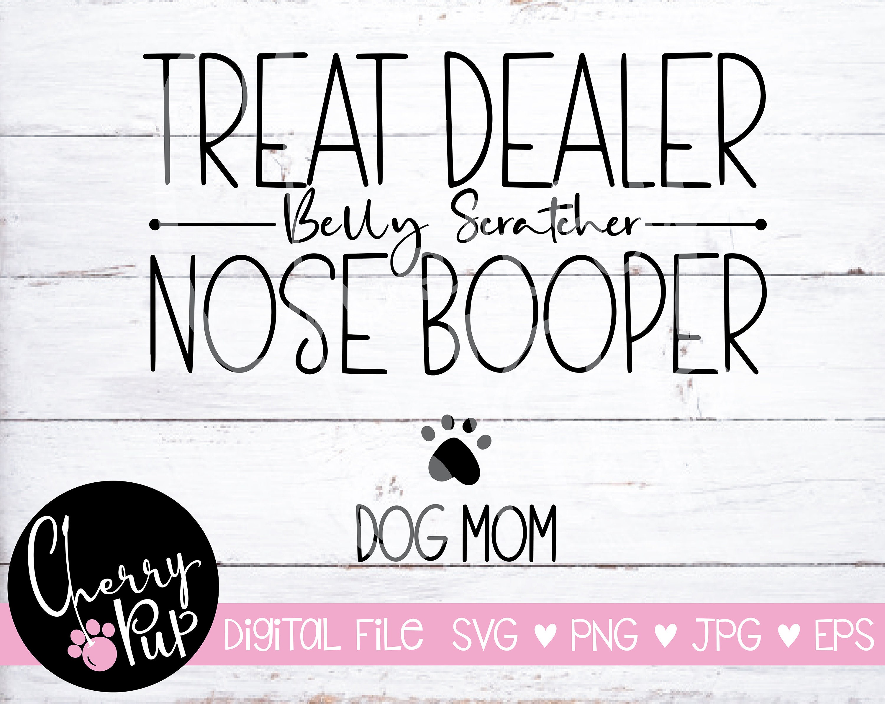 Treat Dealer SVG SVG Files for Cricut Dog Svg File - Etsy