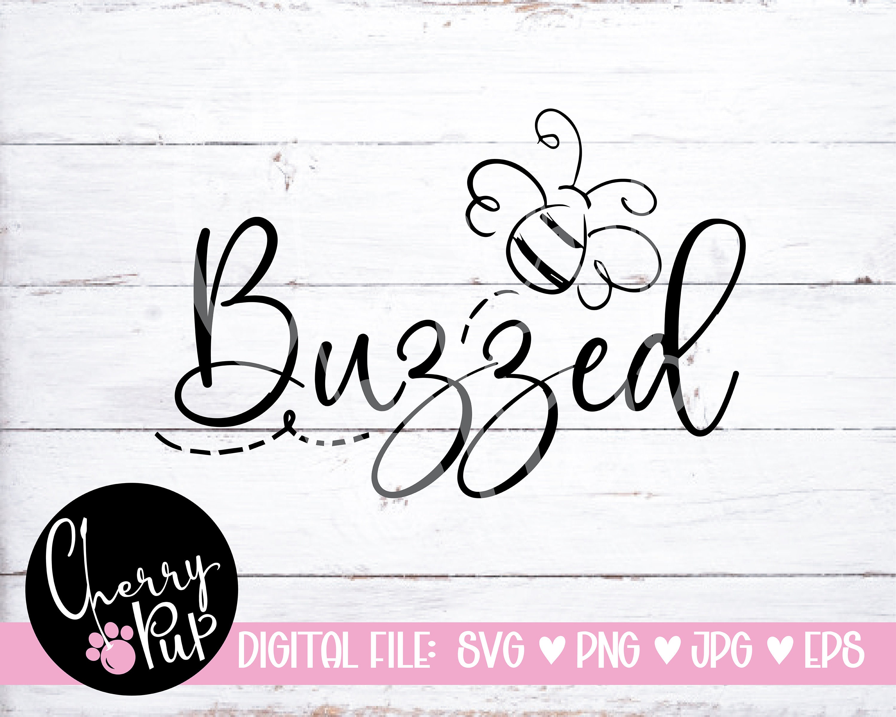 Buzzed SVG Instant Digital Download Svg for Tumbler - Etsy Canada