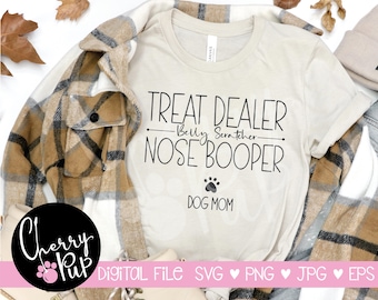 Treat Dealer SVG, SVG Files For Cricut, Dog Svg File, Sublimation File, Dog Mom, Tumbler Design, Silhouette Design, Svg For Shirt, PNG Files