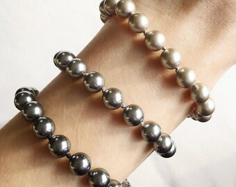 Made to Order Pearl Bracelets, preppy bracelet, classic pearl bracelet, bridesmaid gift, Mother’s Day gift, personalized, custom