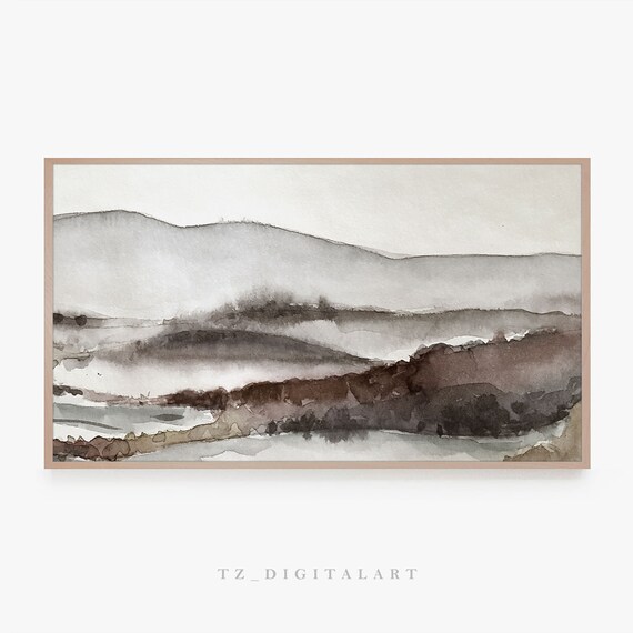 Samsung Frame TV Art | Watercolor Abstract Frame TV | Abstract Painting | Instant Download
