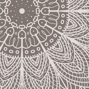 Decoración de pared Mandala / Arte de pared Mandala imprimible / Decoración de pared Boho pastel / Impresión oriental / Impresión de arte digital imagen 5