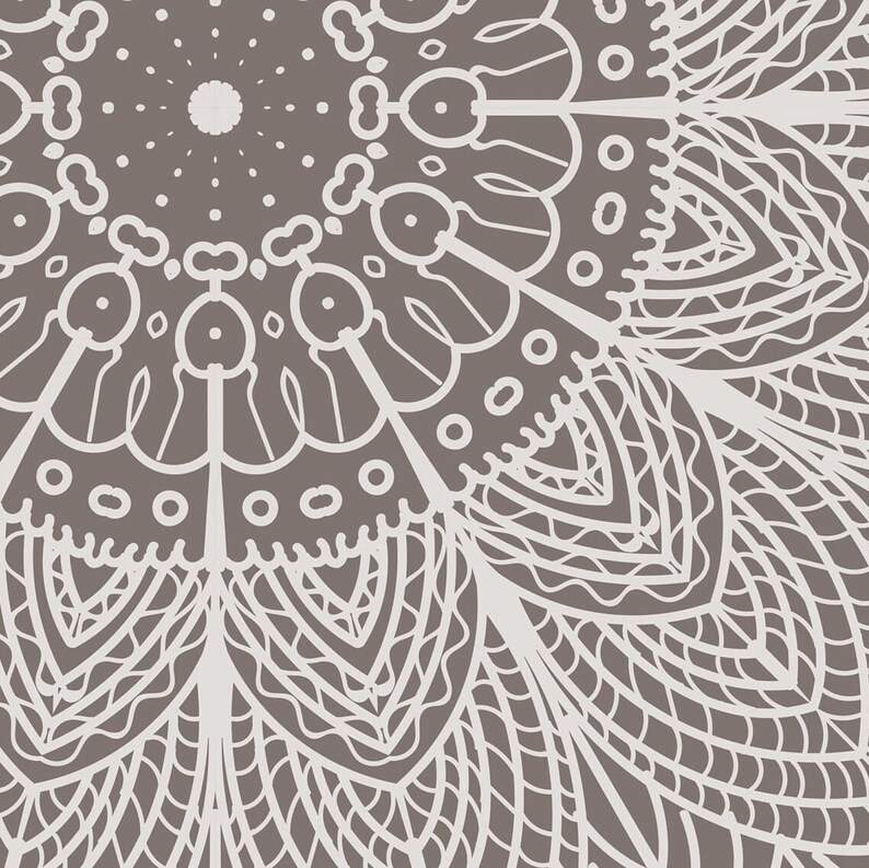 Decoración de pared Mandala / Arte de pared Mandala imprimible / Decoración de pared Boho pastel / Impresión oriental / Impresión de arte digital imagen 5