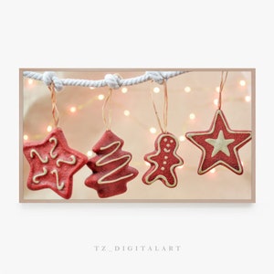 Samsung Frame TV Art | Christmas Wall Art | Christmas Cookies Art | Instant Download