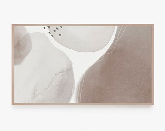 Samsung Frame TV-kunst | Abstracte kunst aan de muur | Aquarel moderne hedendaagse kunst | Digitale kunst voor Frame TV