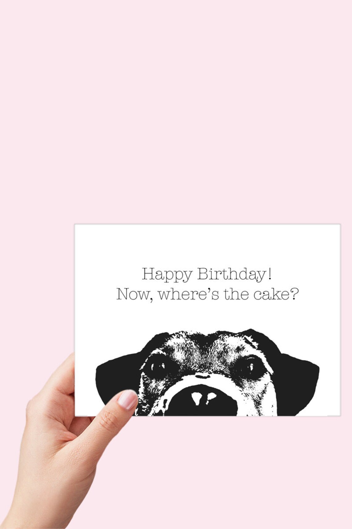 Dog Birthday Printable Card, Puppy Funny Birthday Card, Dog Mom Card ...