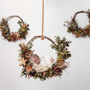 Digital Background - Digital Backdrop - Composite Backdrop - Newborn Backdrop -  boho - flowers - floral - wreath - nature - boy girl