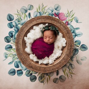 Digital Background - Digital Backdrop - Composite Backdrop - Newborn Backdrop - aus natives - floral - nature -boho- boy girl
