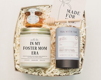 Foster Mom Gift "In My Foster Mom Era" Candle Gift for Foster Mama, Mother's Day Gift for Adoption Mom, Unbiological Mom Foster Care Gift