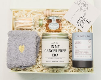 Cancer Warrior Gift "In My Cancer Free Era" Care Package Candle Gift For Cancer Survivor, Funny Cancer Candle For Her, Cancer Patient Gift