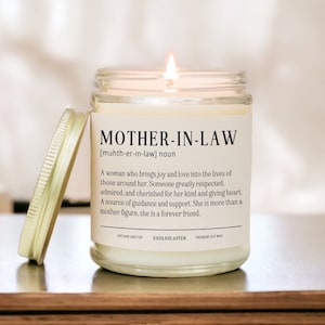 Mother In Law Definition Candle Spa Gift Box, Funny Mother's Day Gift for Future Mother In Law from Daughter In Law, MIL Birthday Gift