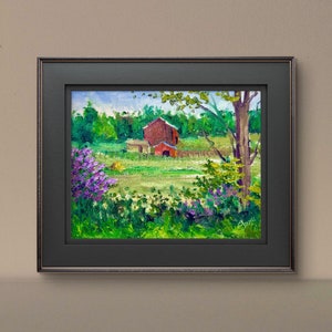 Plein Air Ölgemälde, Landschaftsölgemälde, handgemaltes Öl,