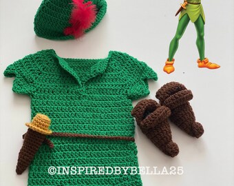 peter pan baby outfit
