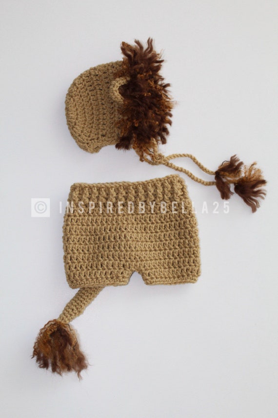 Costume Da Leone Morbido Per Neonato 0-12 Mesi - Set Fotografico Con Cappello Per Foto Ricordo - Foto 6