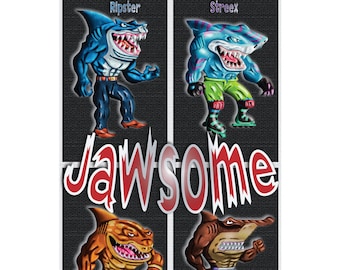 Street Sharks Jawsome Poster