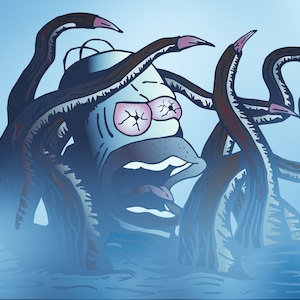 Homer Simpson Kraken