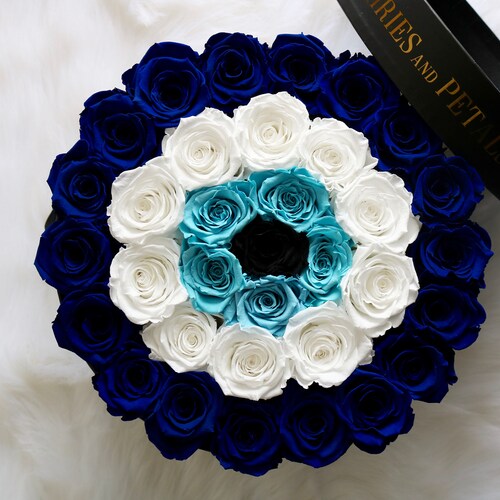 One Year Roses Evil Eye Evil Eye Charm Forever Roses Rose Etsy Canada