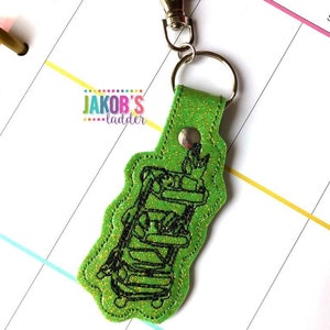 クラフトカートのキーホルダーデザイン、刺繍機で使用するためのデジタルダウンロード