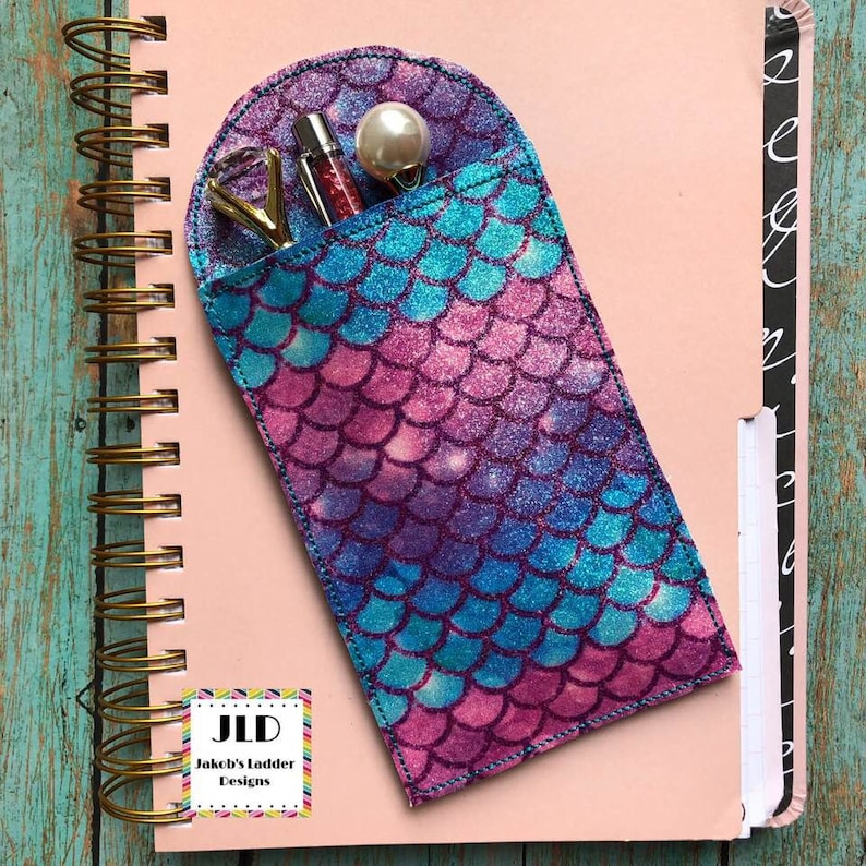 Dome Top Pen Sleeve in the Hoop Machine Embroidery Design Etsy