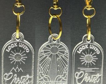 Look Unto Christ Youth Theme 2025 -  Acrylic Keychain