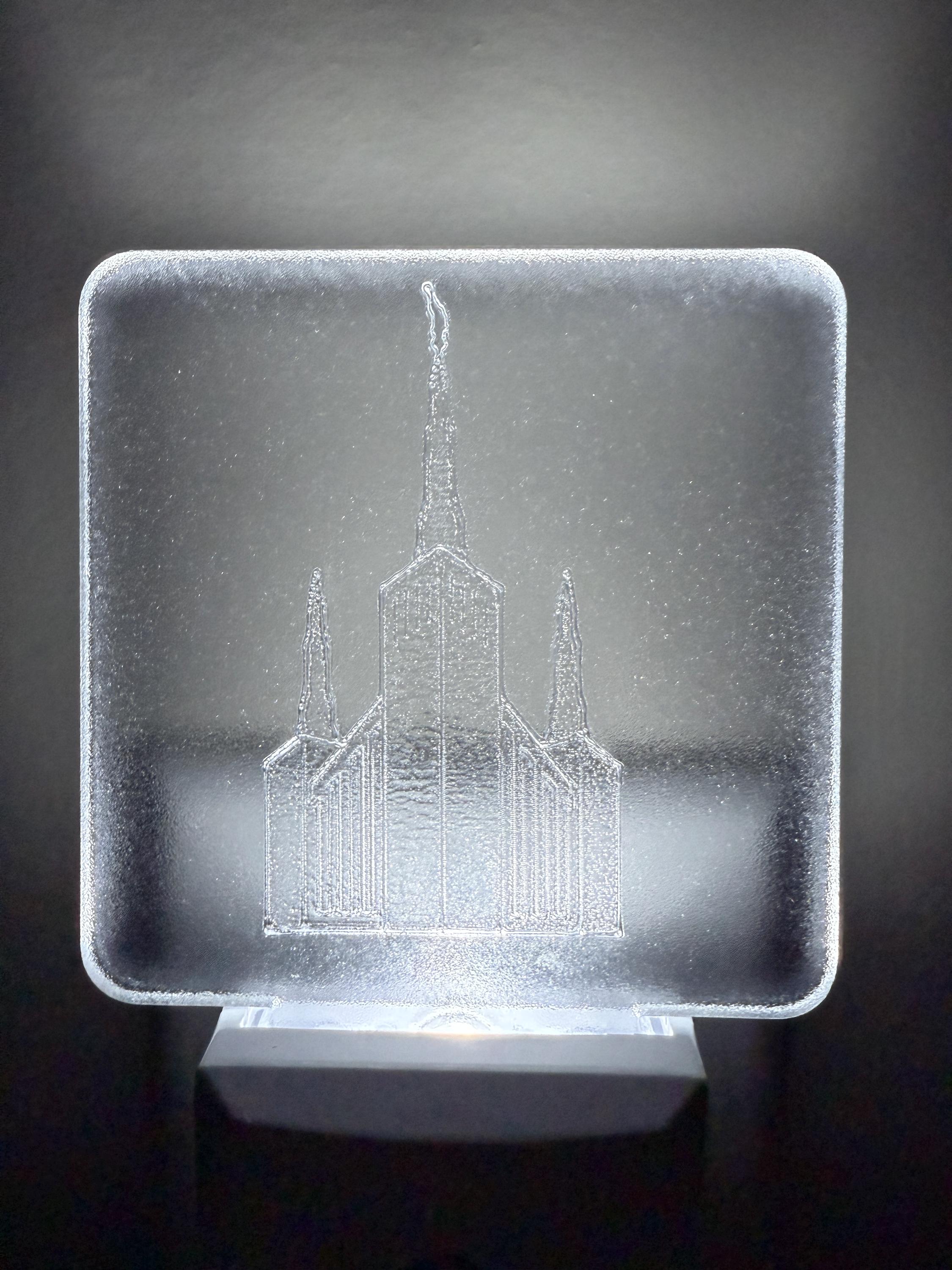 Laser Engraved LED Temple Night Light - Etsy