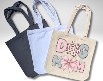 Hundmamma Canvasväska, Tassavtryck & Rosettdesign