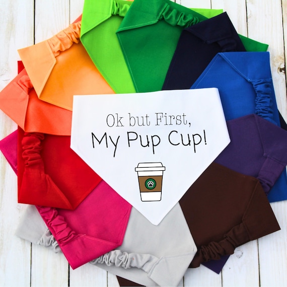 Scrunchie Pet Bandana, Personalized Dog Bandana, Custom Pet Bandana, Gift for Dog Mom, New Dog Gift, Funny Dog Gift, Pup Treat Bandana