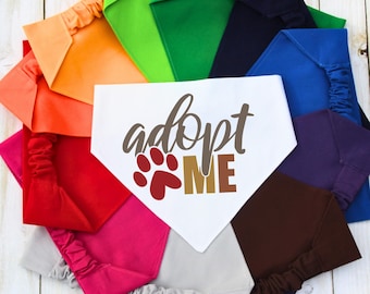 Adopt Me Hund Scrunchie Bandana, Anpassningsbar Husdjursbandana