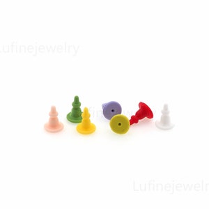 Colorful Earplugs Jewelry Charm,Silicone Ear Plugs,Earring Back Stopper,Ear Plug,Ear Cap for Earrings