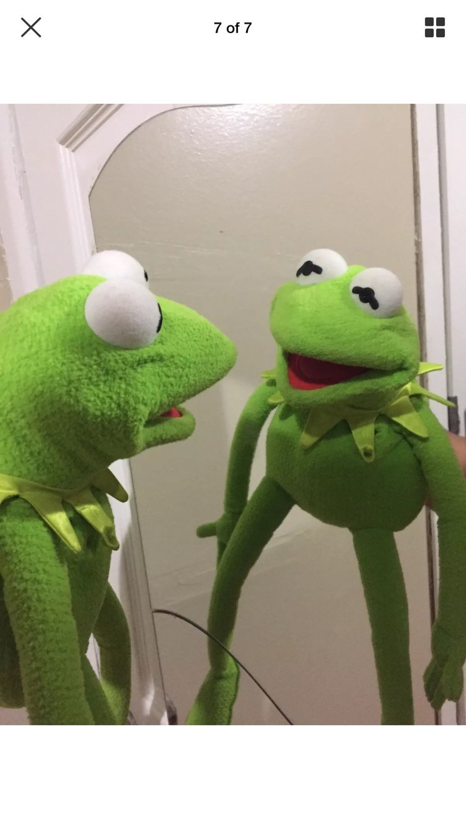 Kermit the frog hand puppet READ DESCRIPTION | Etsy
