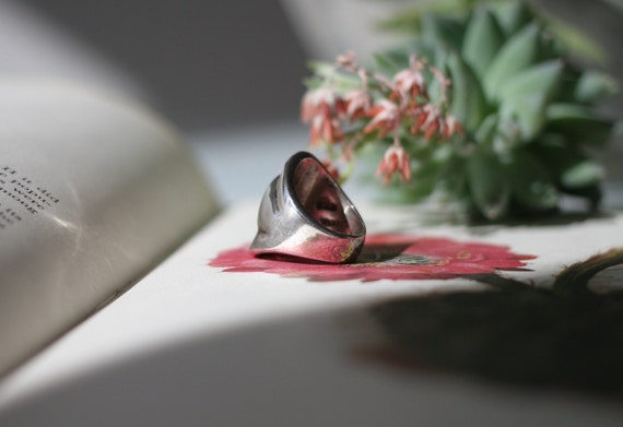 Sterling Silver Shield ring (solid)  unisex - image 3