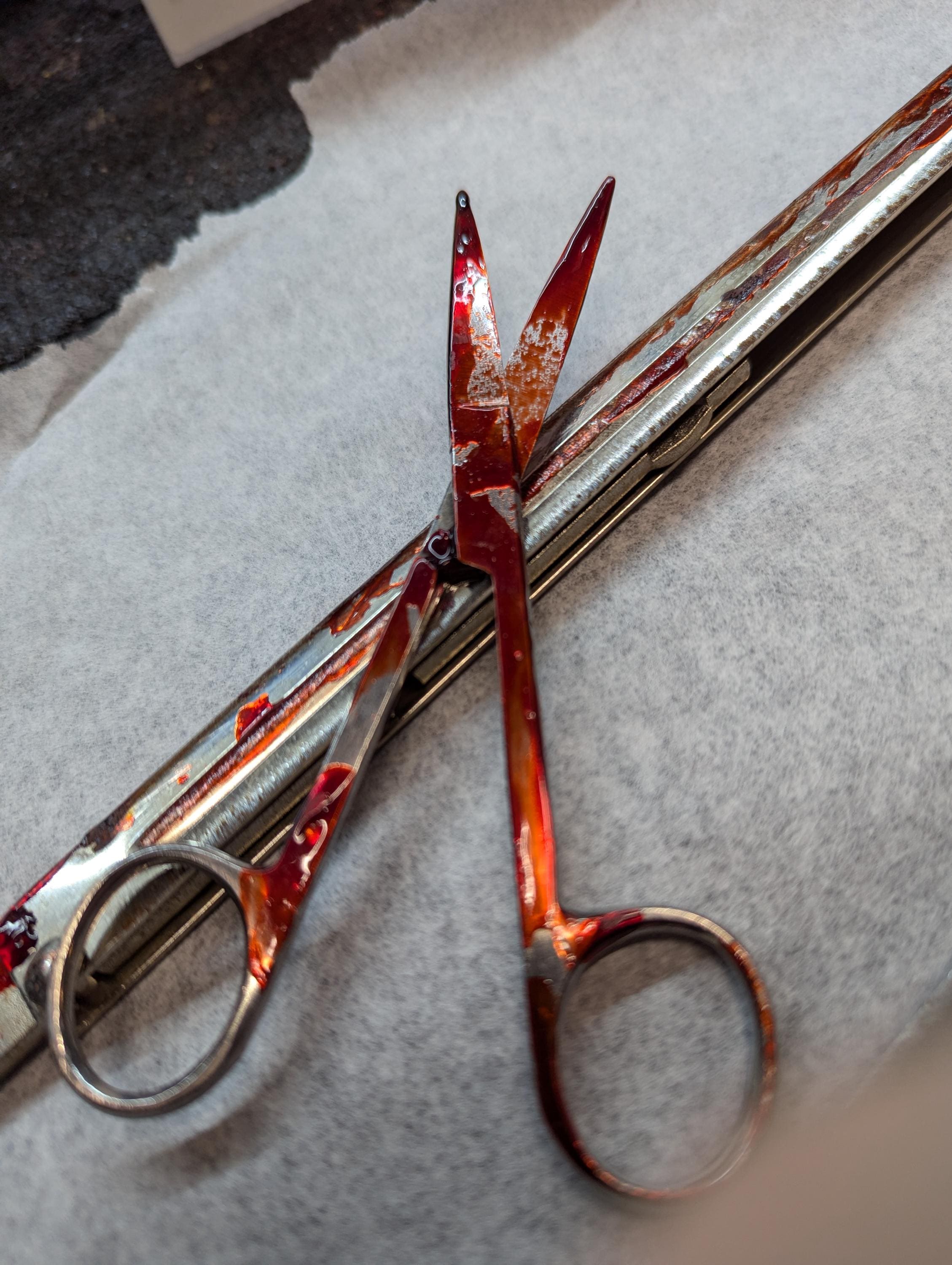 Bloody Surgical Scissors - Etsy