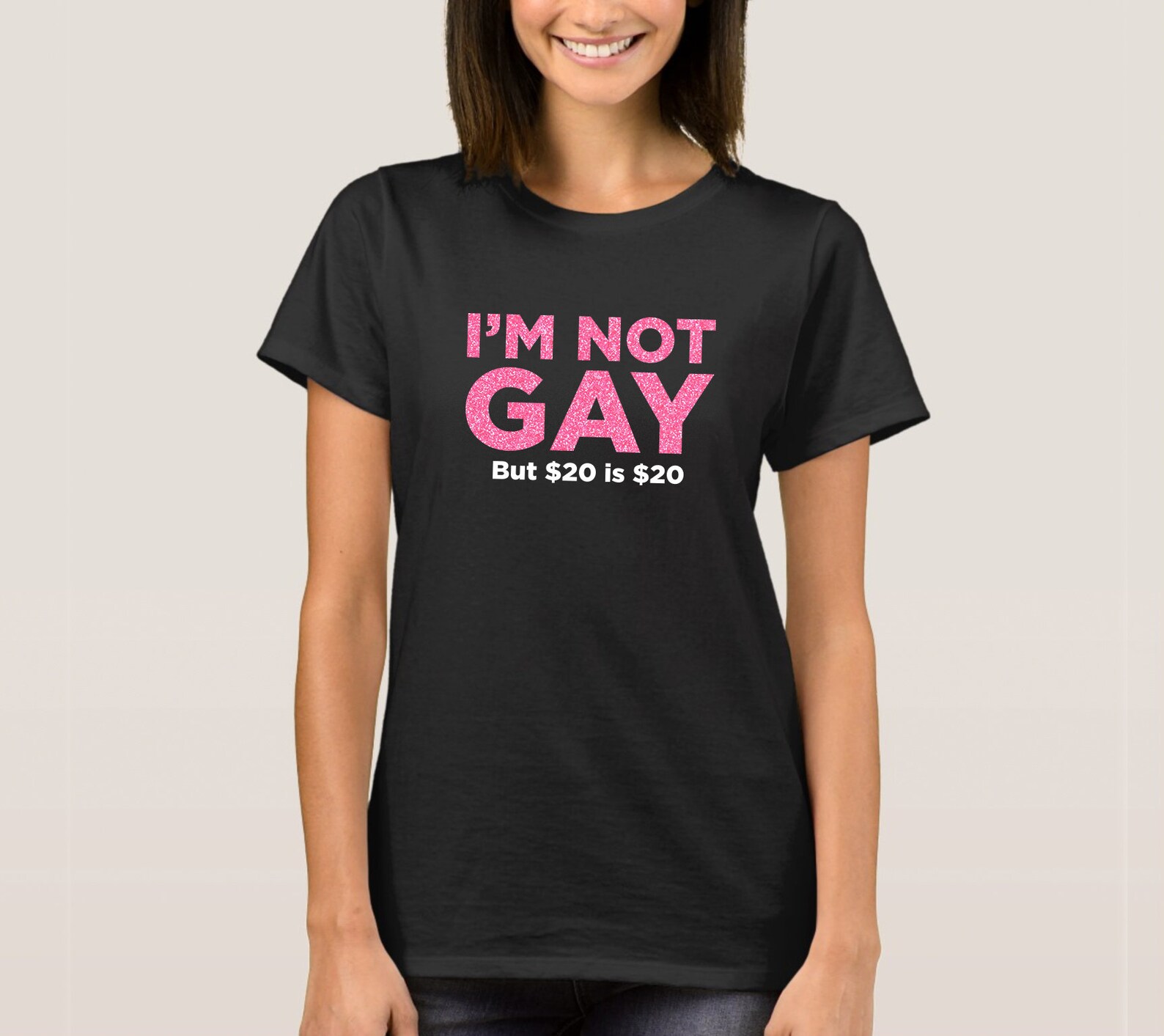 not gay shirt meme