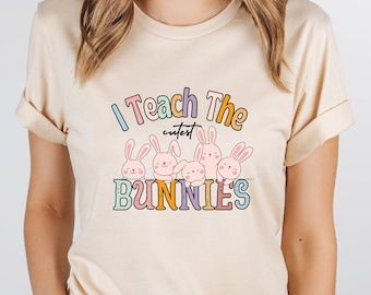 Teacher Easter Shirt, Cute Teacher Shirt, Ester, Gift for Teachers, Kindergarten Teacher, Back to School Shirt,