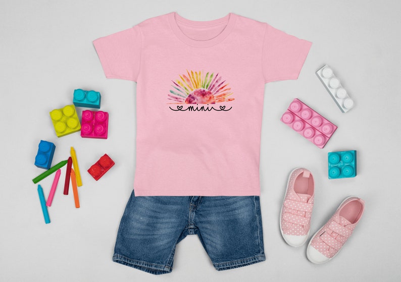 Mama und Mini Partnerlook, Geschenk zu Muttertag, Geburt, Geburtstag, Nachhaltige T-Shirts, 100% Biobaumwolle, Nachhaltig Fair Kleidung Bild 3