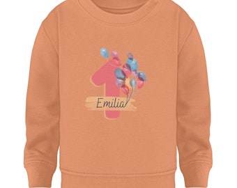 Geburtstagsshirt - Pullover - Nachhaltig - Fairtrade - Ökologisch - Baby - Biobaumwolle - Geburtstag - Geschenk - Junge - Mädchen