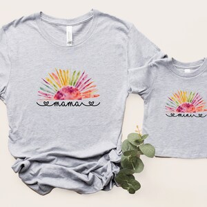 Mama und Mini Partnerlook, Geschenk zu Muttertag, Geburt, Geburtstag, Nachhaltige T-Shirts, 100% Biobaumwolle, Nachhaltig Fair Kleidung Bild 5