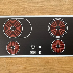 B-STOCK: Plato para exterior Witzel Wutz | Placa vitrocerámica para cocina de barro DIY 60×30 cm