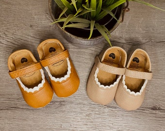 Baby Mary Jane Shoes, leather, church shoes, Velcro, formal shoes, baby shoes