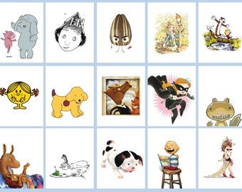 Iconic Childrens Book Characters Gallery Wall-classroom - Etsy