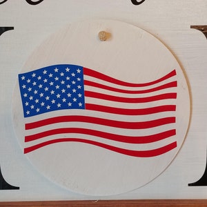 Wavy American Flag SVG