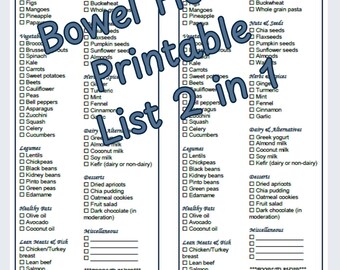 Lista de alimentos para la salud intestinal: Alimentos beneficiosos para el intestino (PDF)